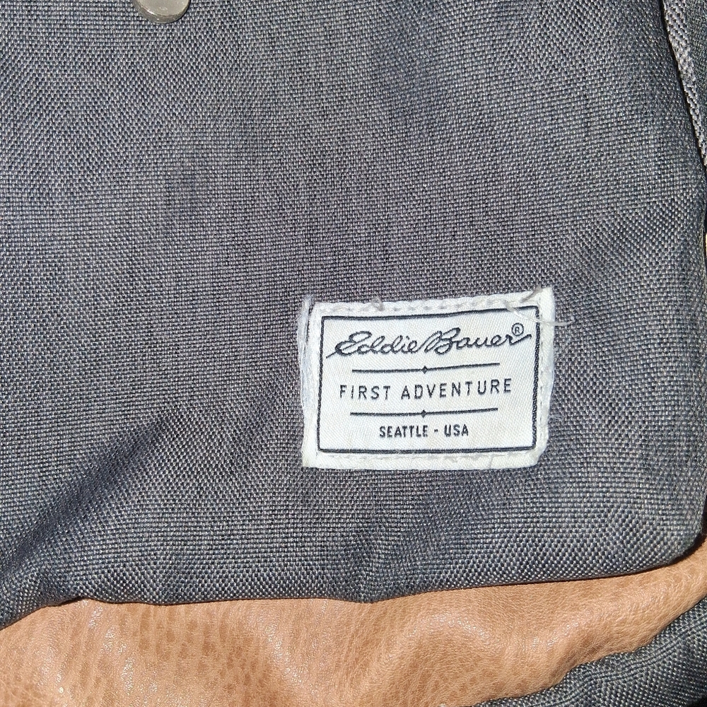 EUC Eddie Bauer Gray Bridgeport Places & Spaces Back Pack Diaper Bag! - Picture 8 of 16